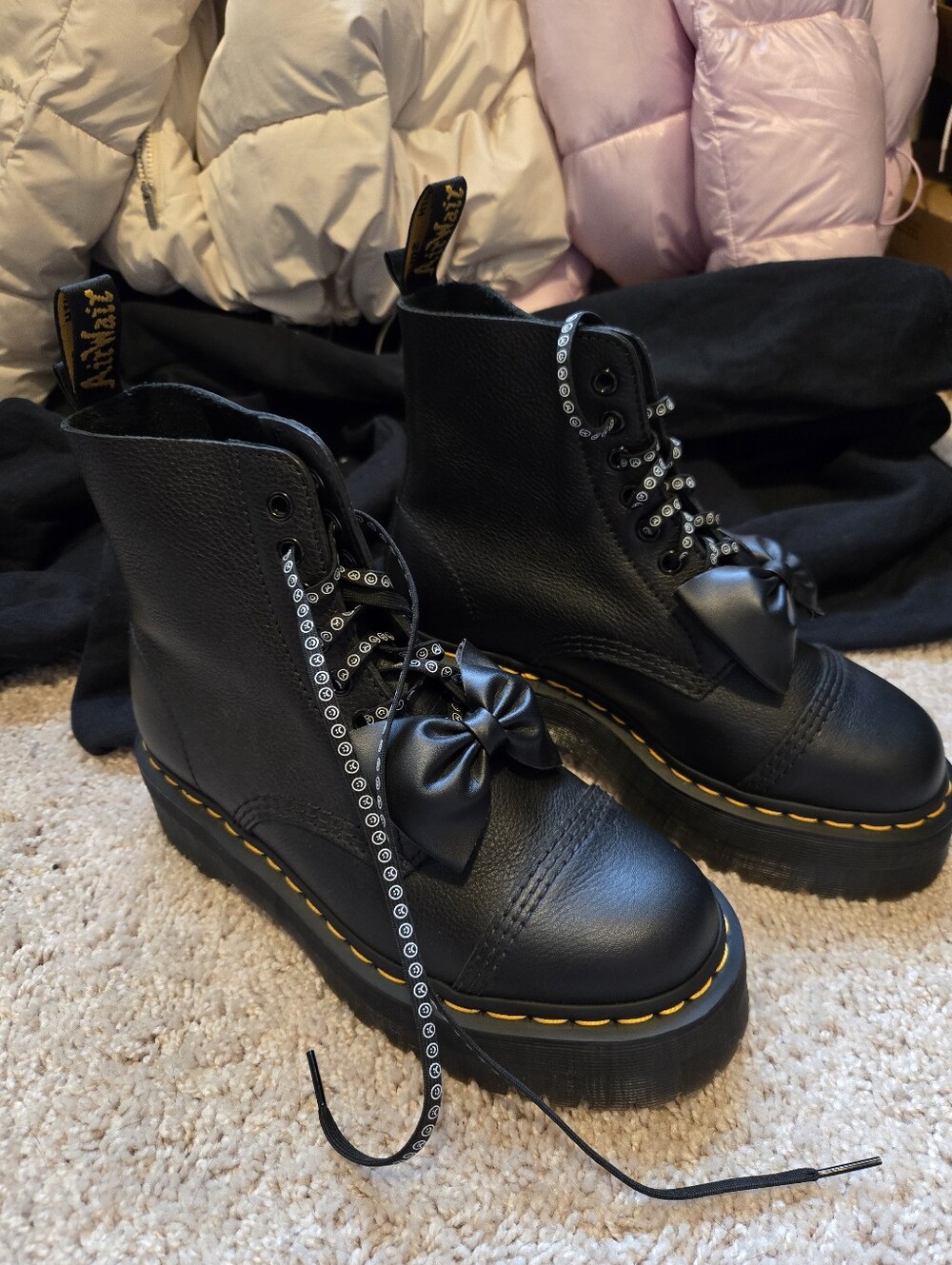 NEW!! Dr Martens Sinclair LAZY OAF HAPPY SAD Platform Boots. Size 8 MAKE OFFER! - Picture 8 of 11